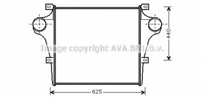 AVA QUALITY COOLING iv4055 -  Интеркулер